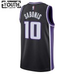 Maillot NBA Sacramento Kings Domantas Sabonis Nike 2023-24 Icon Edition Noir Swingman - Enfant